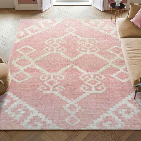 New Handmade Hand Knotted Wool Rug